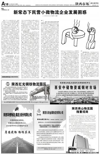 新常态下民营小微物流企业发展困惑 第A18版